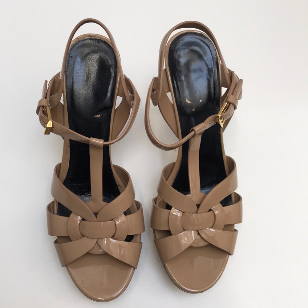 Saint Laurent Tribute Platform Sandal sz38
